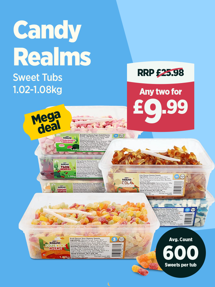 1200 sweets for £9.99