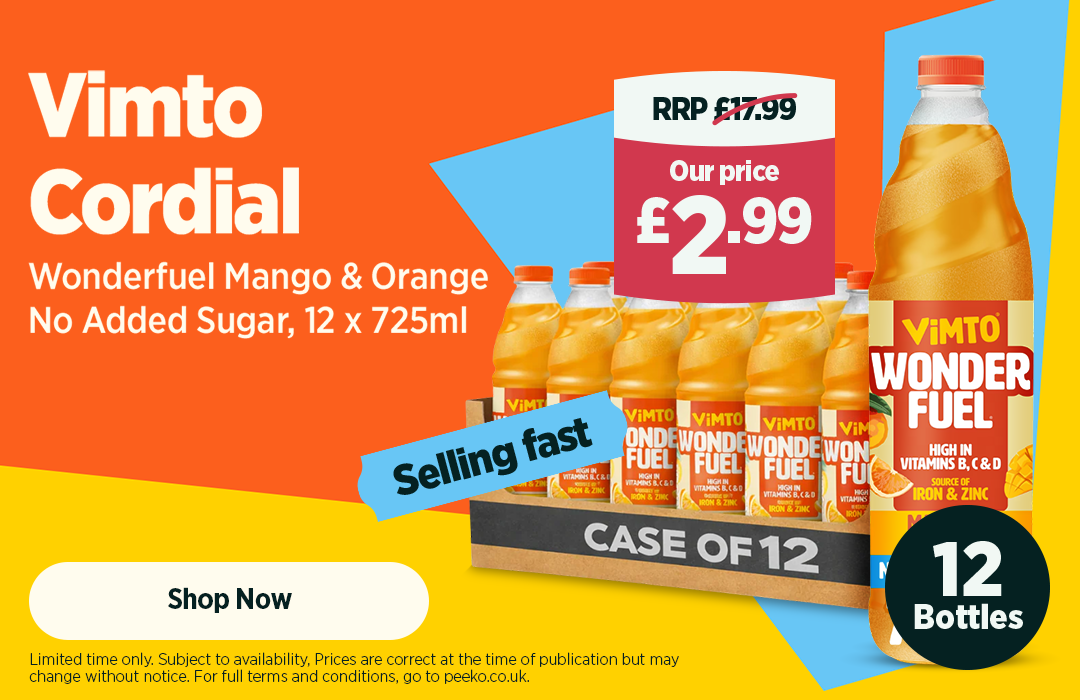 Vimto Wonderfuel Mango - £2.99