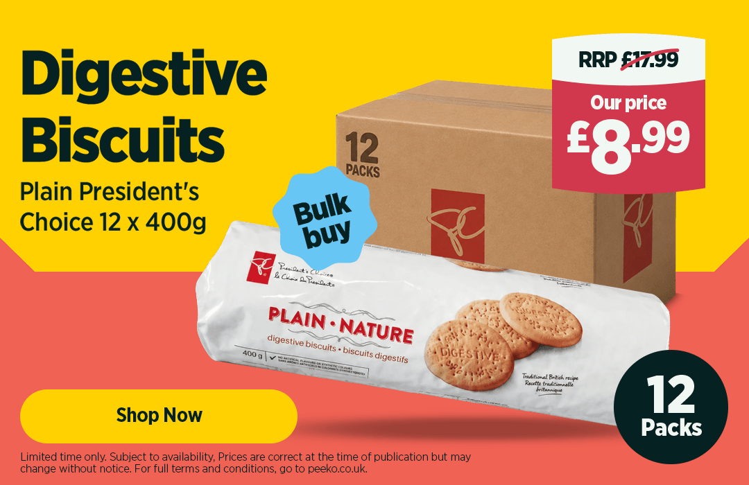 12 x Digestive Biscuits - 8.99