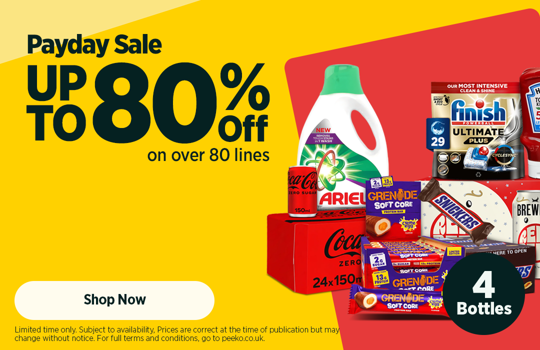 Payday Sale up to 80% off on over 80 lines!