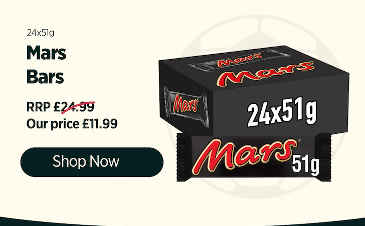 24 Mars Bars for £11.99