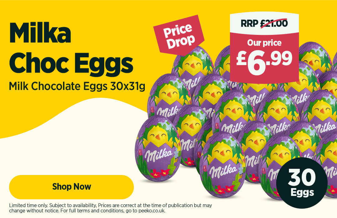 30 x Milka Eggs - 6.99
