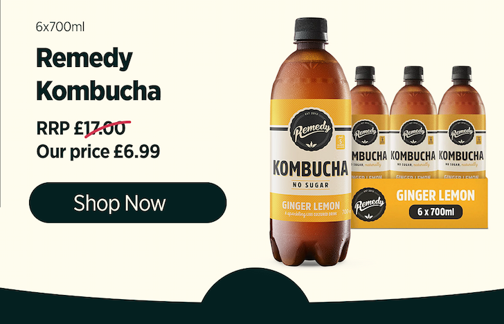 6 bottles of Kombucha for £6.99