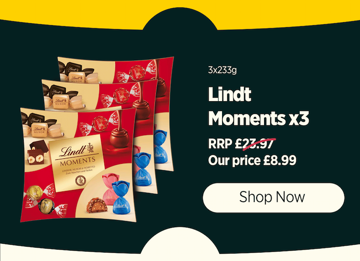 3 Lindt moments Boxes for £8.99