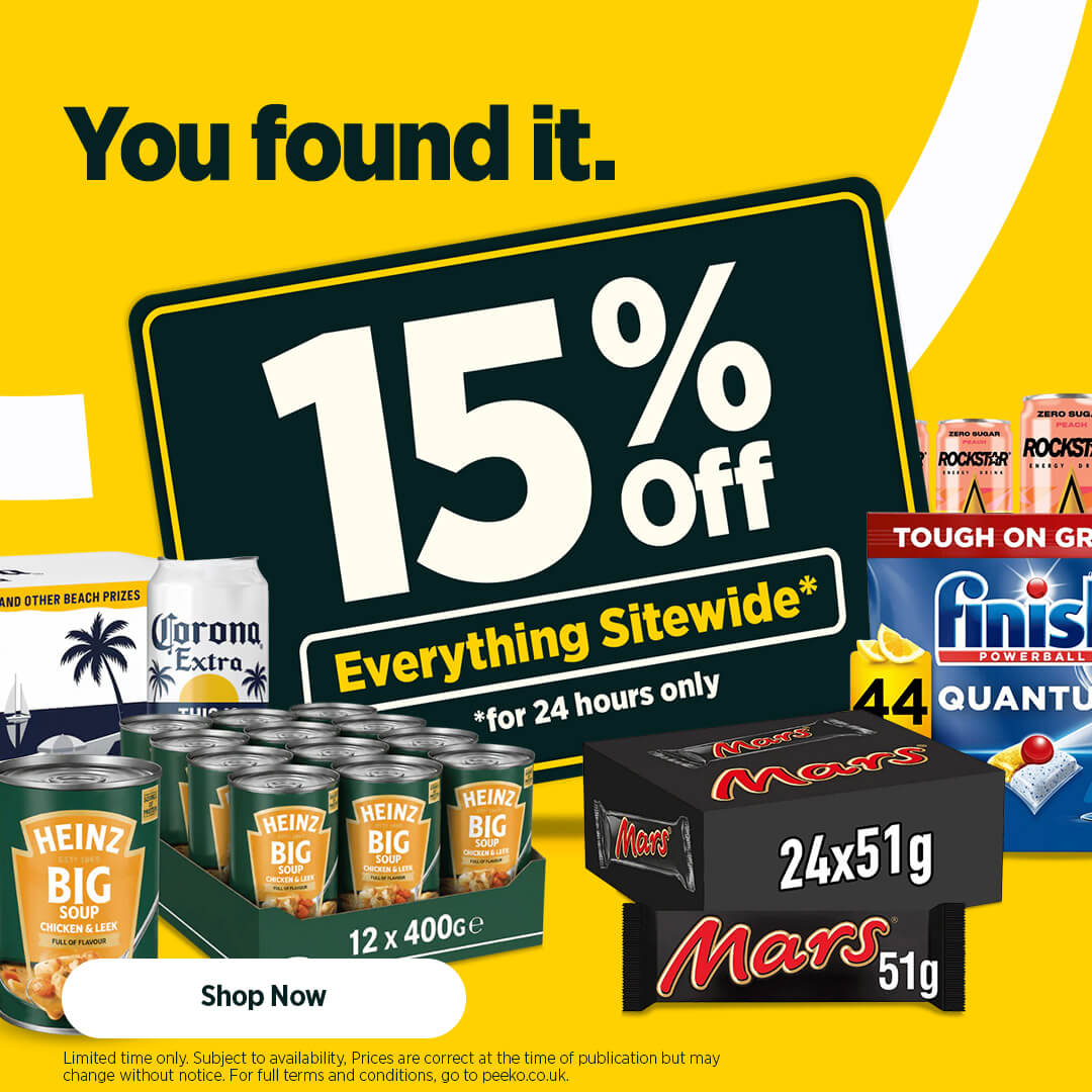 15% off Everything Sitewide until midnight