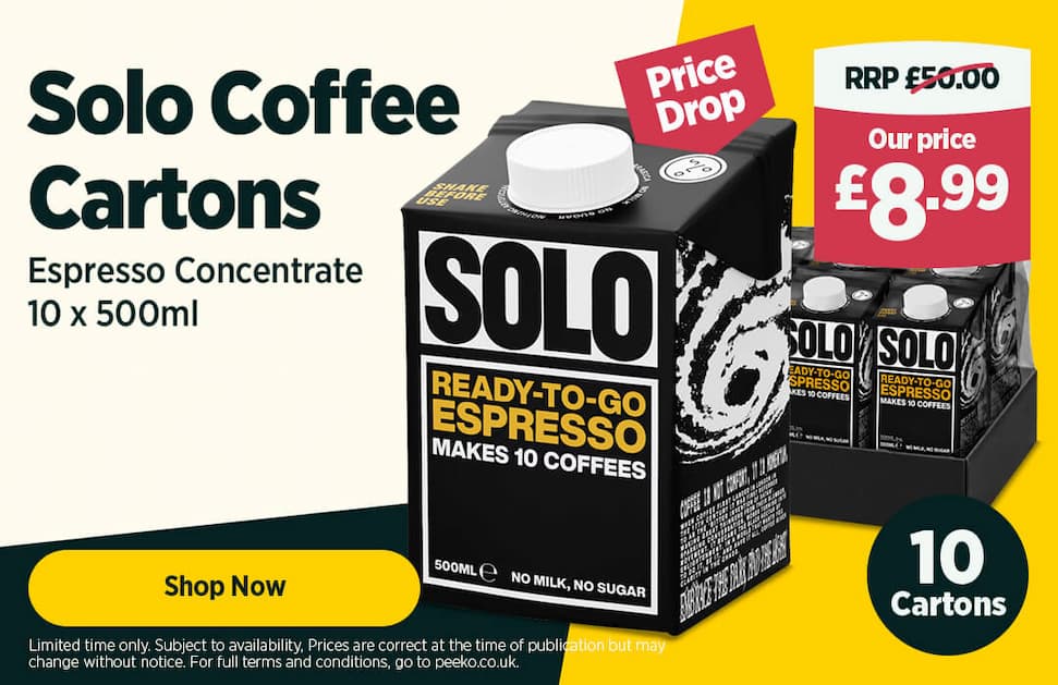 10 Espresso Cartons for £8.99