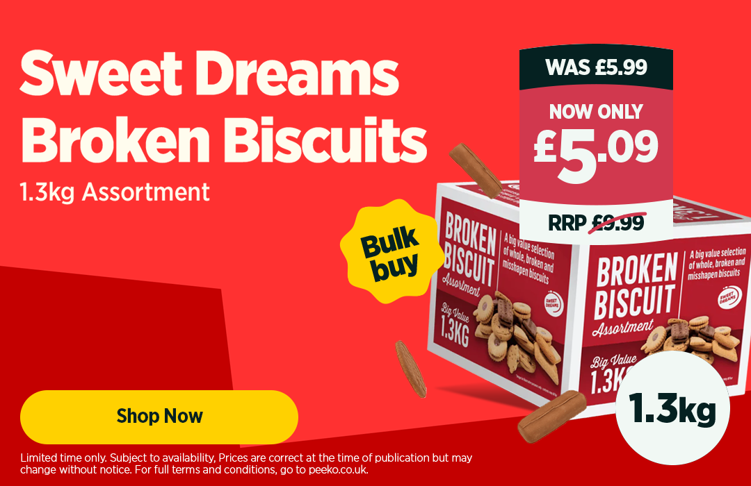 Sweet Dreams Assorted Broken Biscuit Selection 1.3kg Box