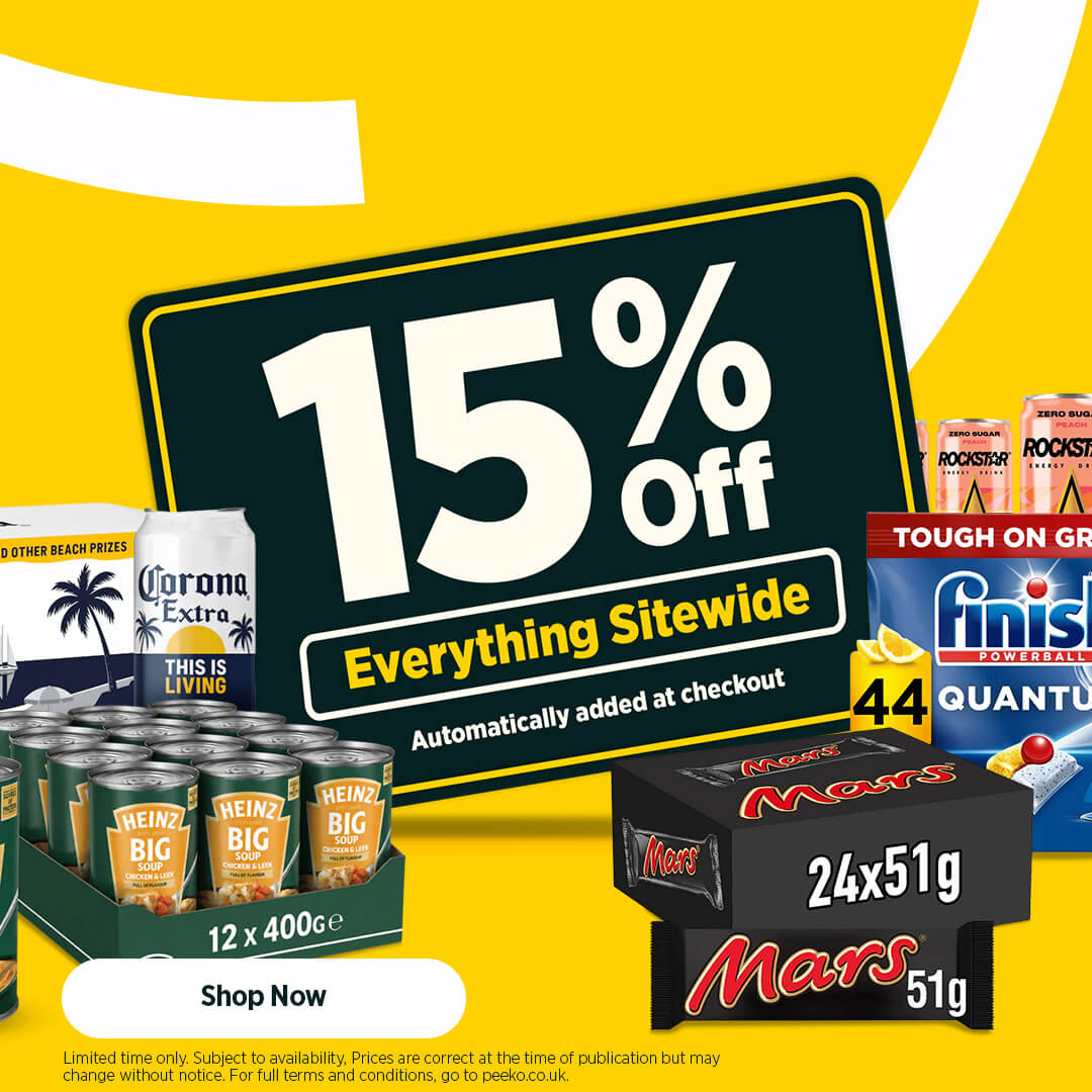Extra 15% off sitewide