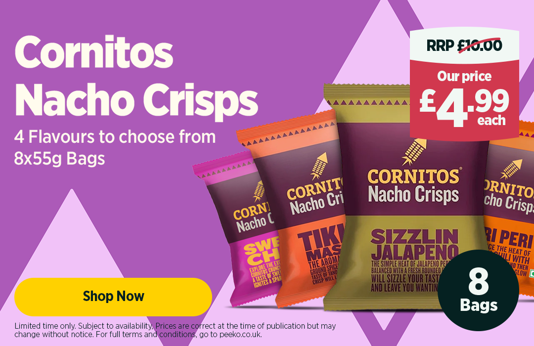 Cornitos Nacho Crisps 8 x 55g