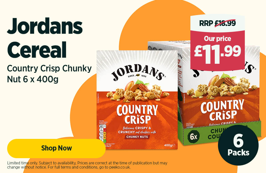 6 x Jordan's Cereal - 11.99