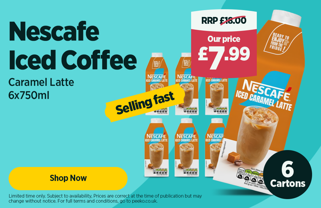6 Cartons of Nescafe Iced Caramel Latte for £7.99