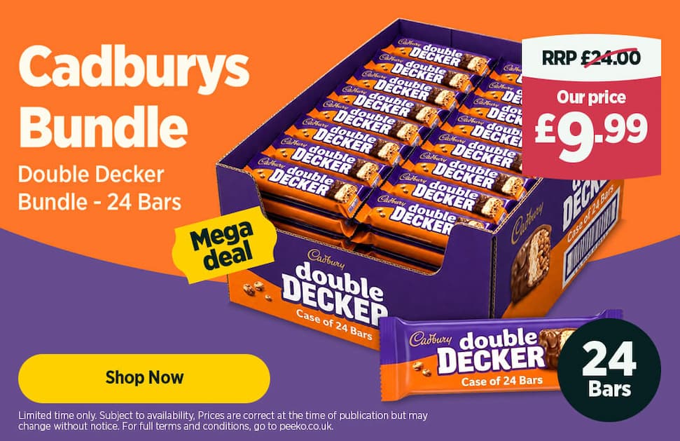 Cadbury Double Decker 24 x 54.5g Bars