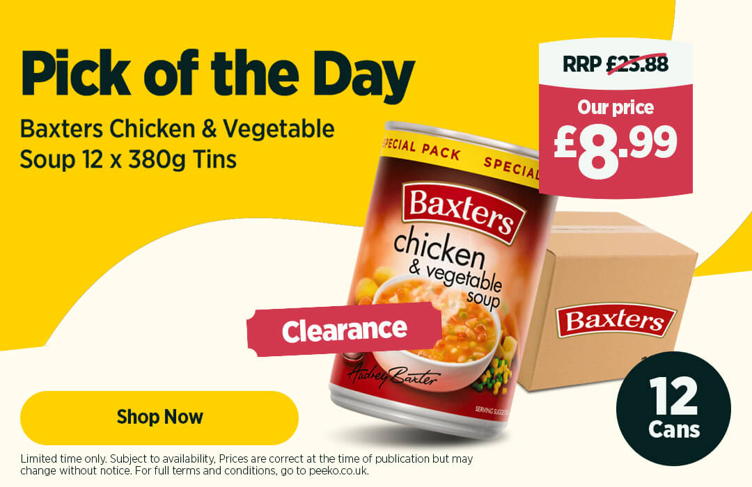 Baxters Chicken & Vegetable Soup 12 x 380g Tins