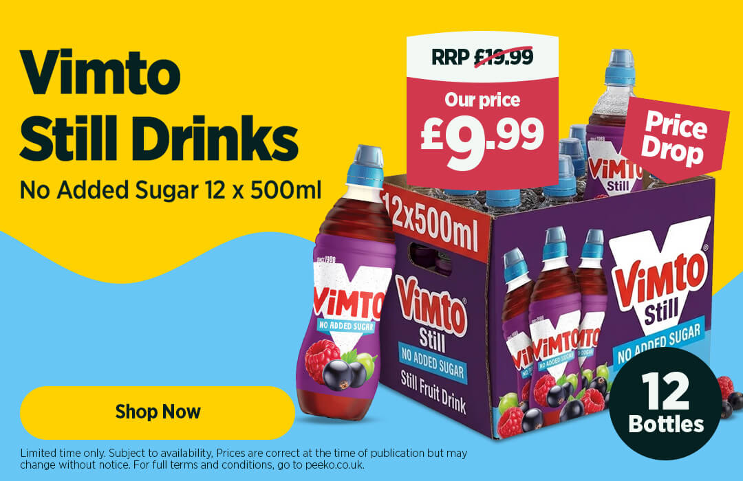 Vimto No Added Sugar Still 12 x 500ml