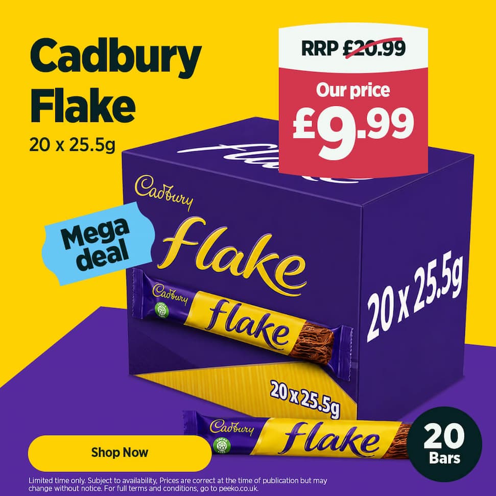 20 Flakes for £9.99