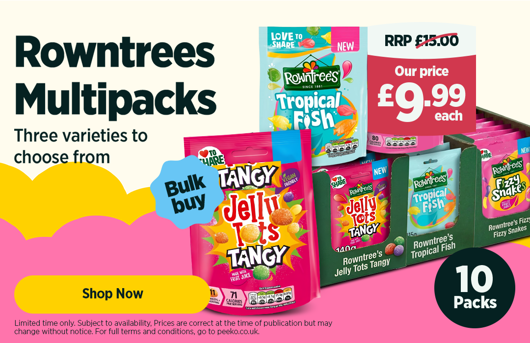 10 packs of Rowntrees Sweets for £9.99