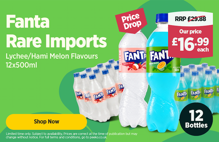 12 Bottles of Fanta for £16.99