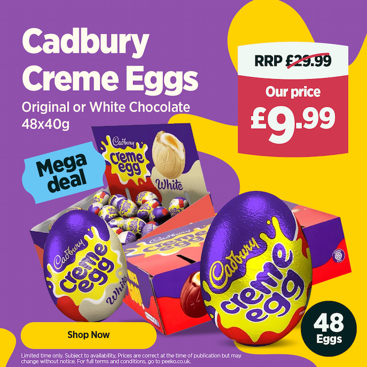 48 Creme Eggs for £9.99