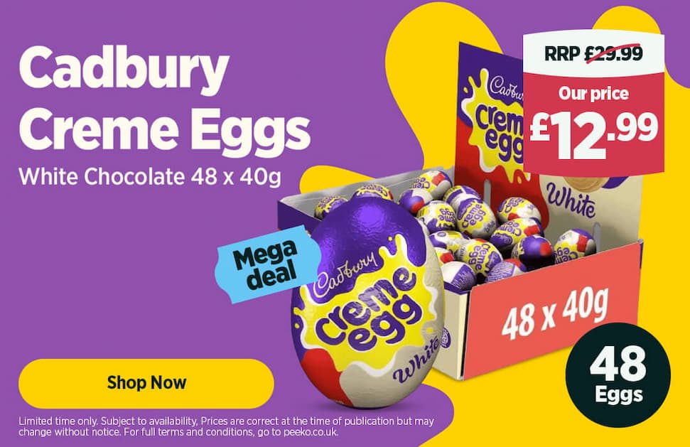 48 Creme Eggs for £12.99