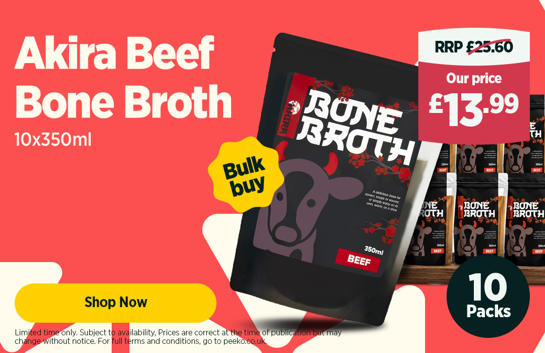 Akira Beef Bone Broth 10 x 350ml