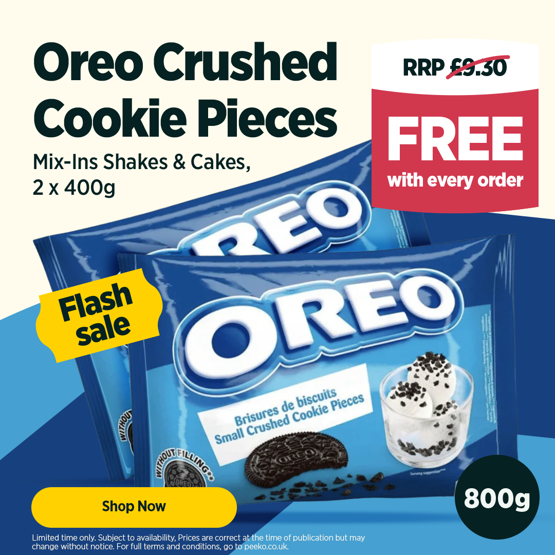 800g of Oreo Pieces for free