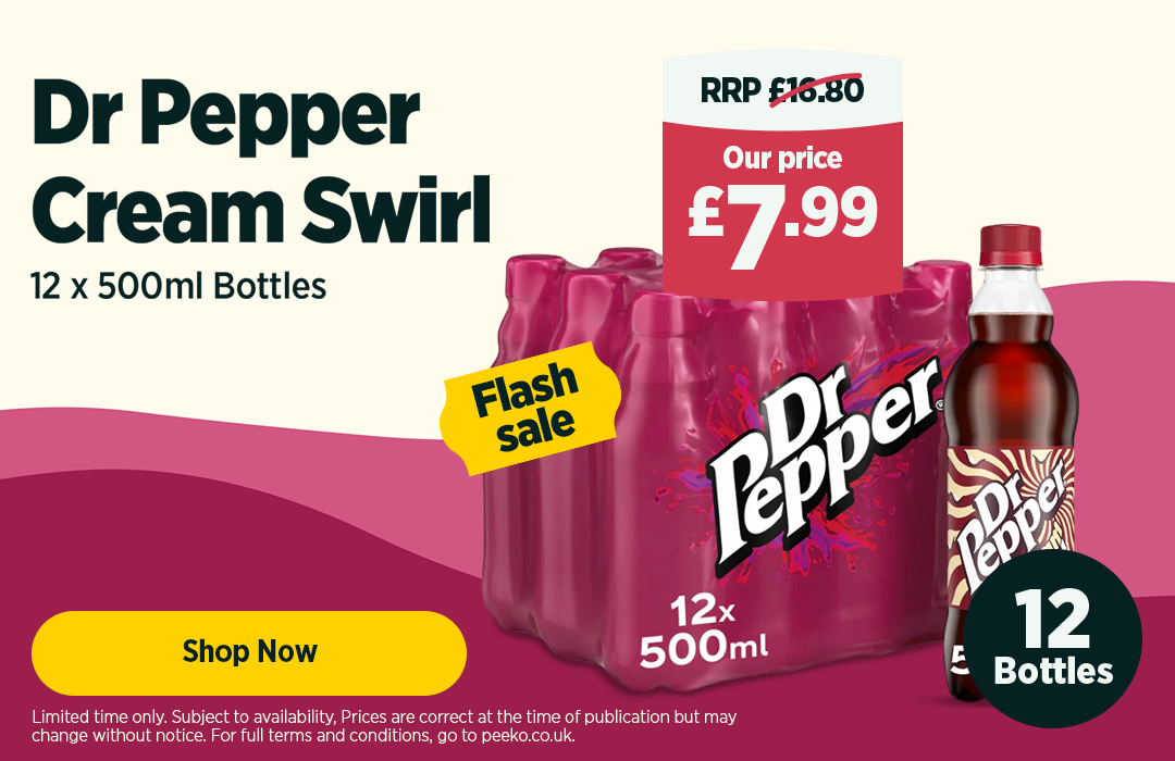 Dr Pepper Cream Swirl 12 x 500ml