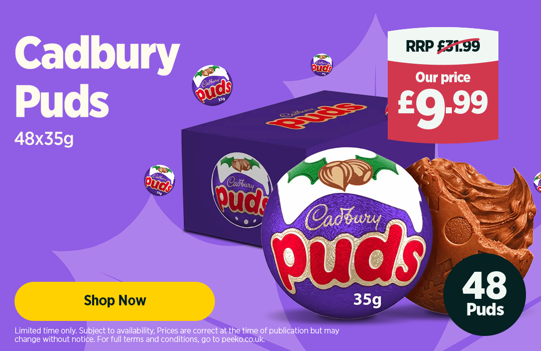 48 x Cadbury Puds - 9.99