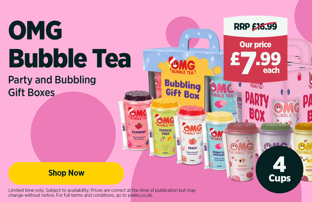 Bubble Tea gift set for £7.99