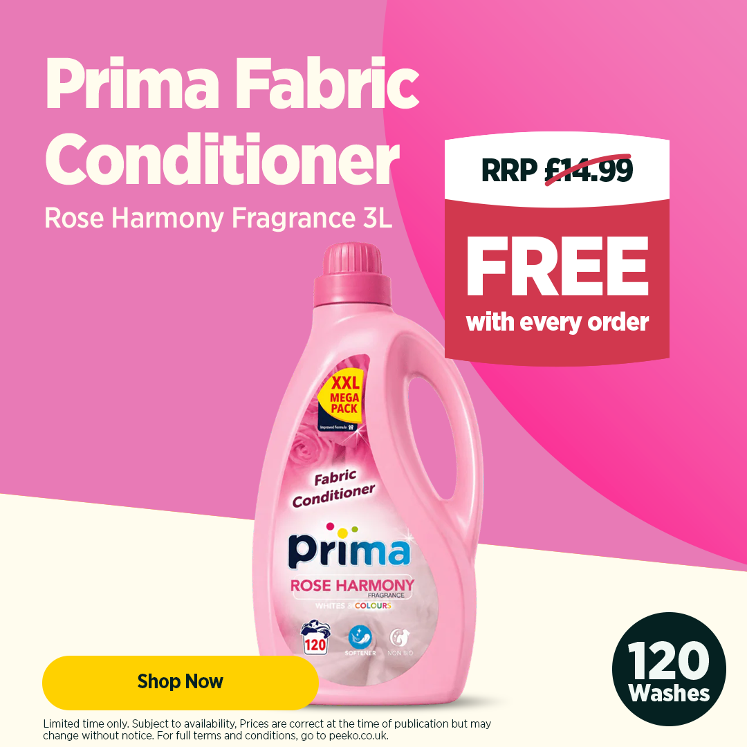 3L Prima Fabric Conditioner Rose Harmony 120 Wash