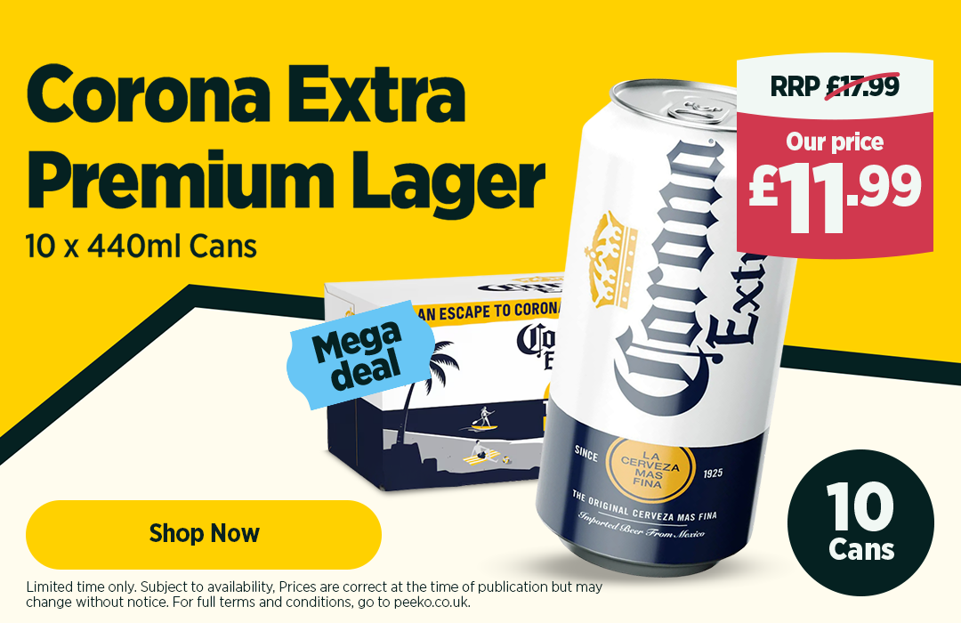 10 cans of Corona for £11.99