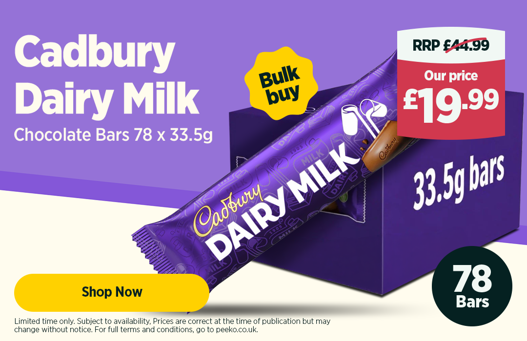 78 Dairy Milk Bars for £19.99