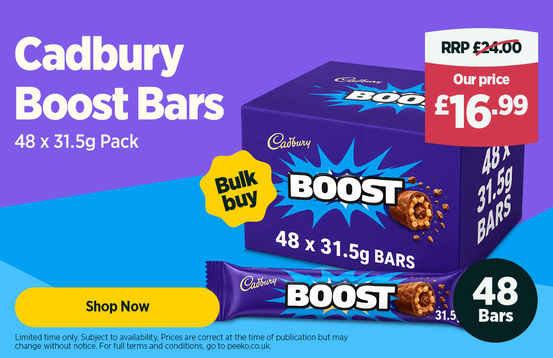 48 Cadbury Boost Bars for £16.99