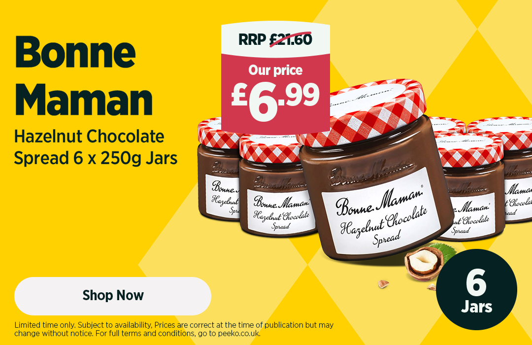 Bonne Maman Hazelnut Chocolate Spread 6 x 250g