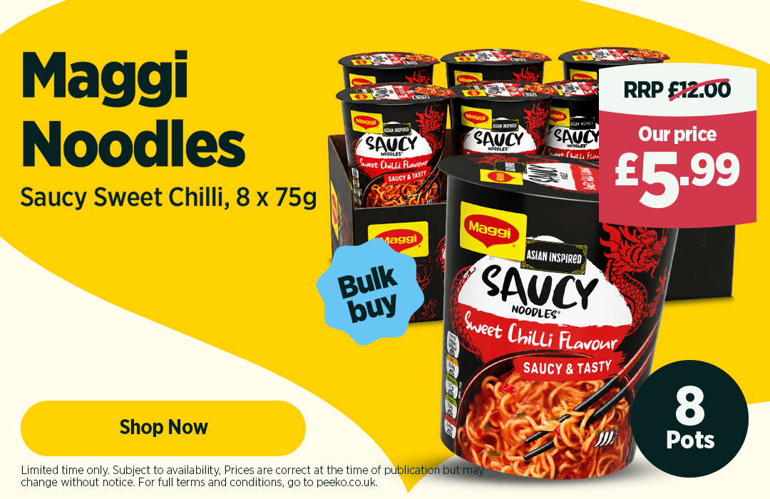 Maggi Saucy Sweet Chilli Noodles 8 x 75g