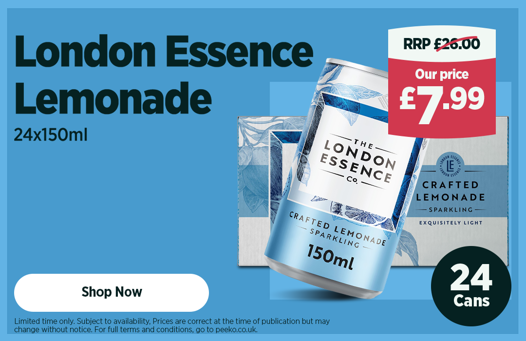 24 x London Essence Lemonade - 7.99