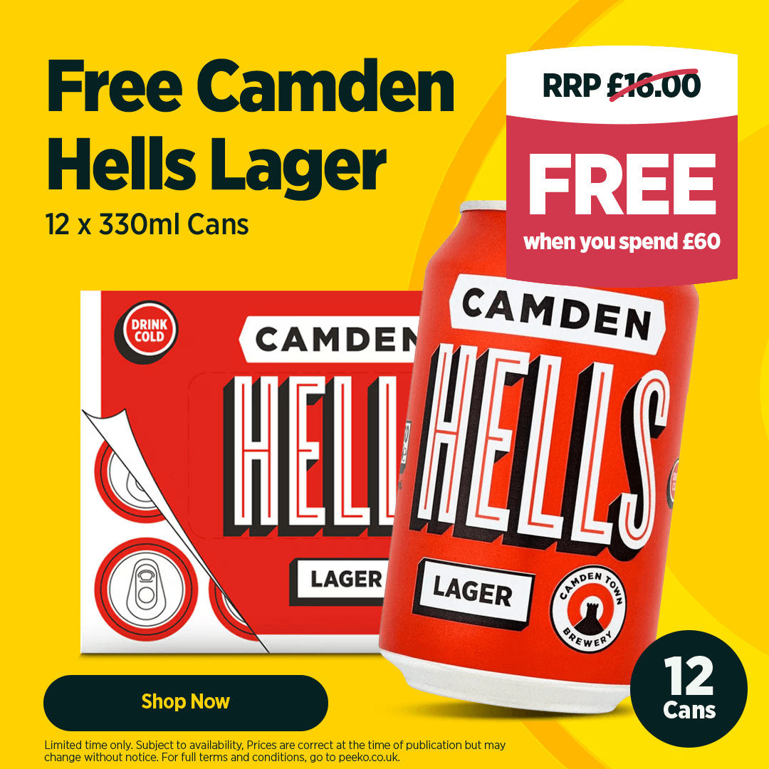 12 cans of Camden Lager for free