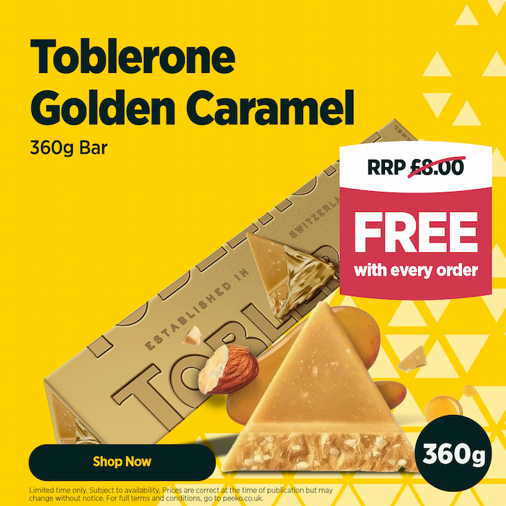 360g Toblerone Bar for free
