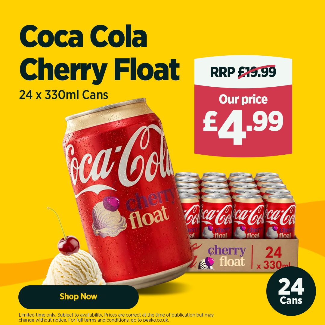 Coca Cola Coke Zero Sugar Cherry Float 24 x 330mlor free 