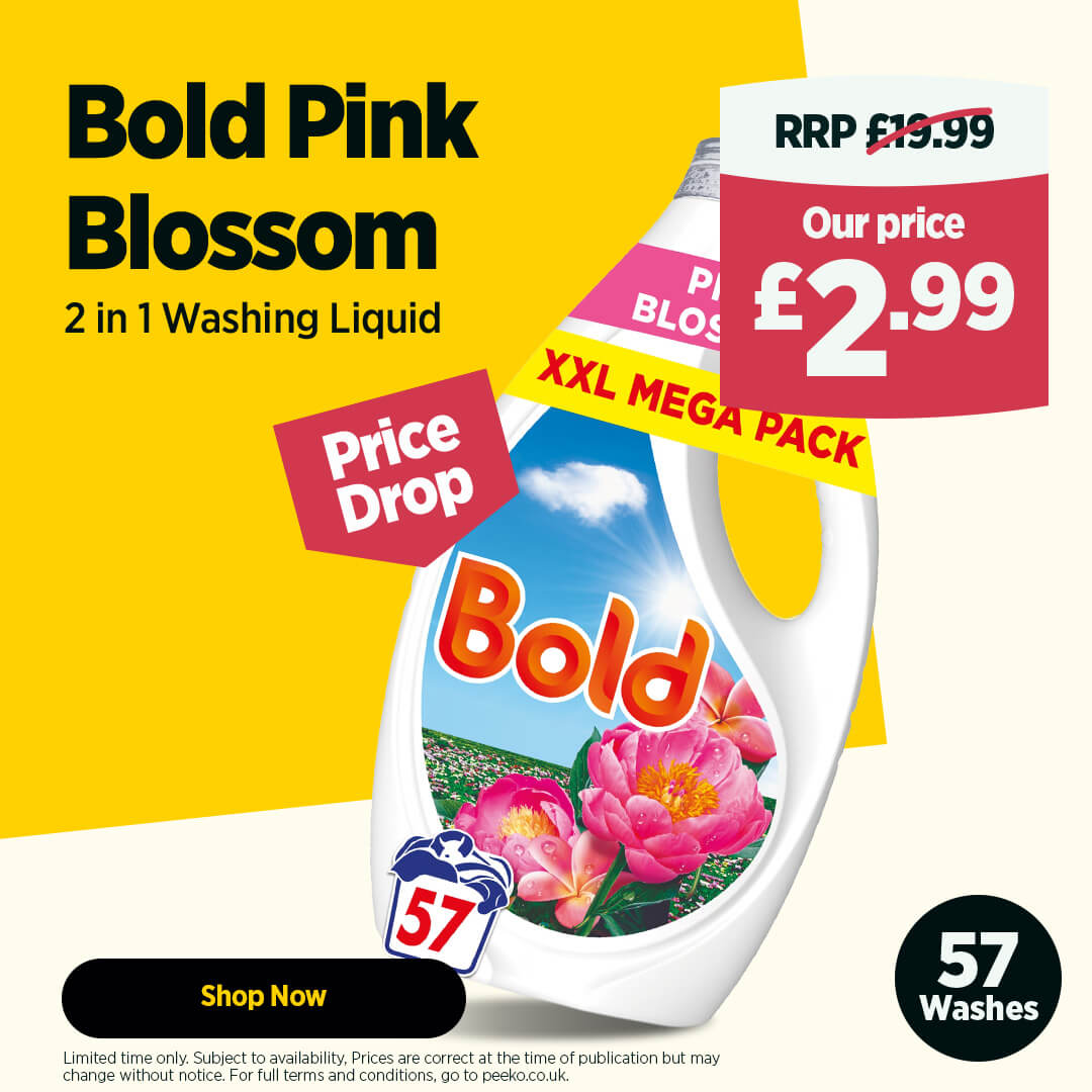 57 Bold Washes for £2.99