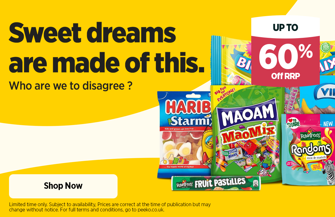 Up to 60% off Sweets