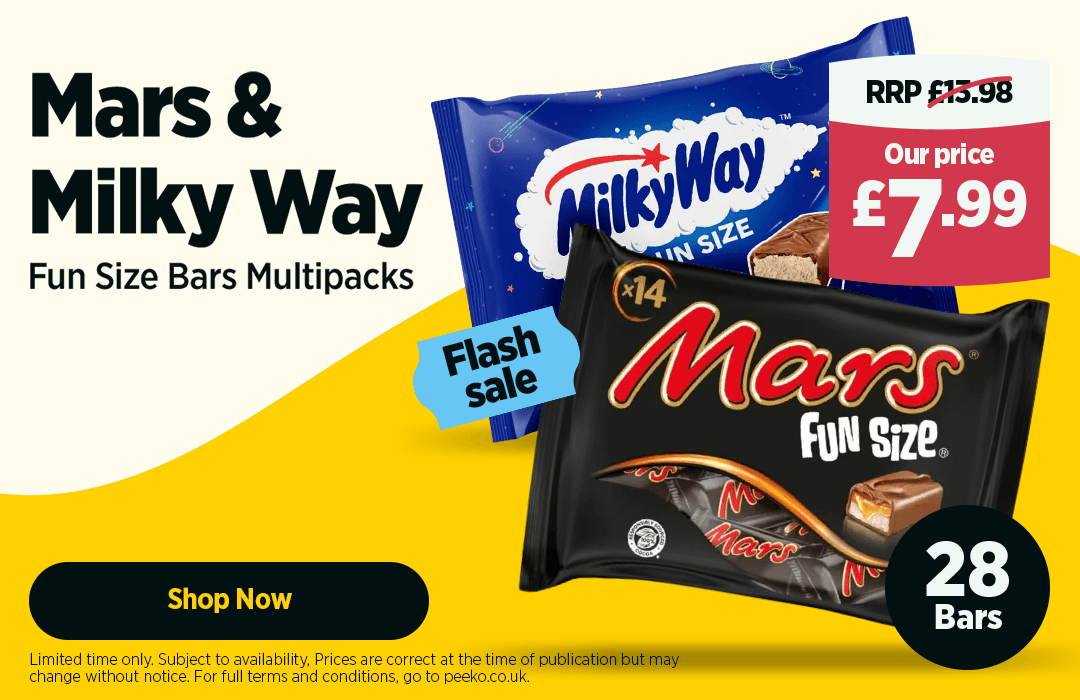 28 Mars & Milky Way Bars for £7.99