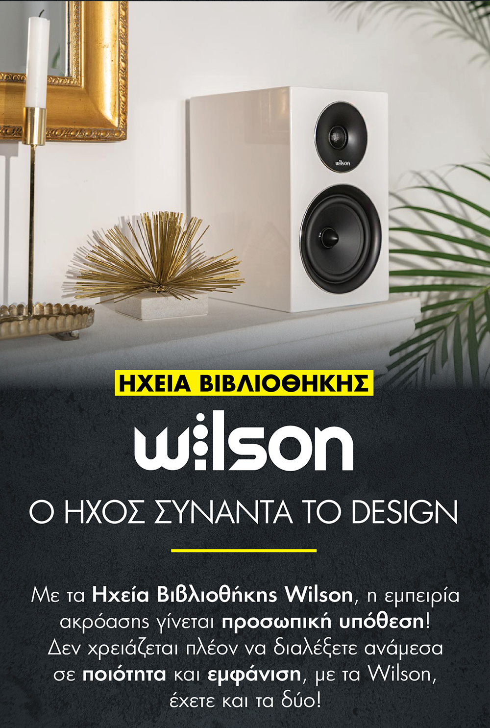 Ηχεία Βιβλιοθήκης Wilson