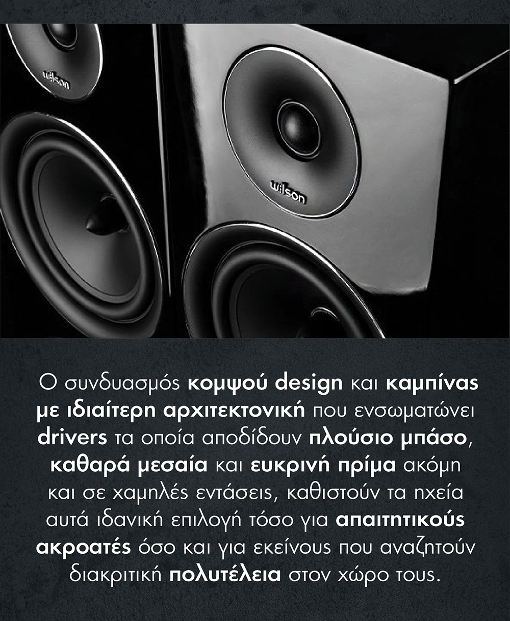 Ηχεία Βιβλιοθήκης Wilson