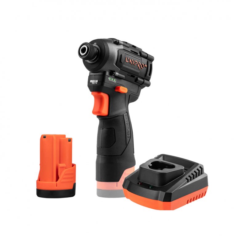 Акум. ударний гвинтоверт Dnipro-M TD-12 + Акум. батарея BP-122 + Зарядний пристрій FC-122 Акум. ударний гвинтоверт Dnipro-M TD-12 + Акум. батарея BP-122 + Зарядний пристрій FC-122