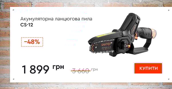 Акумуляторна ланцюгова пила Dnipro-M CS-12 (без АКБ та ЗП)