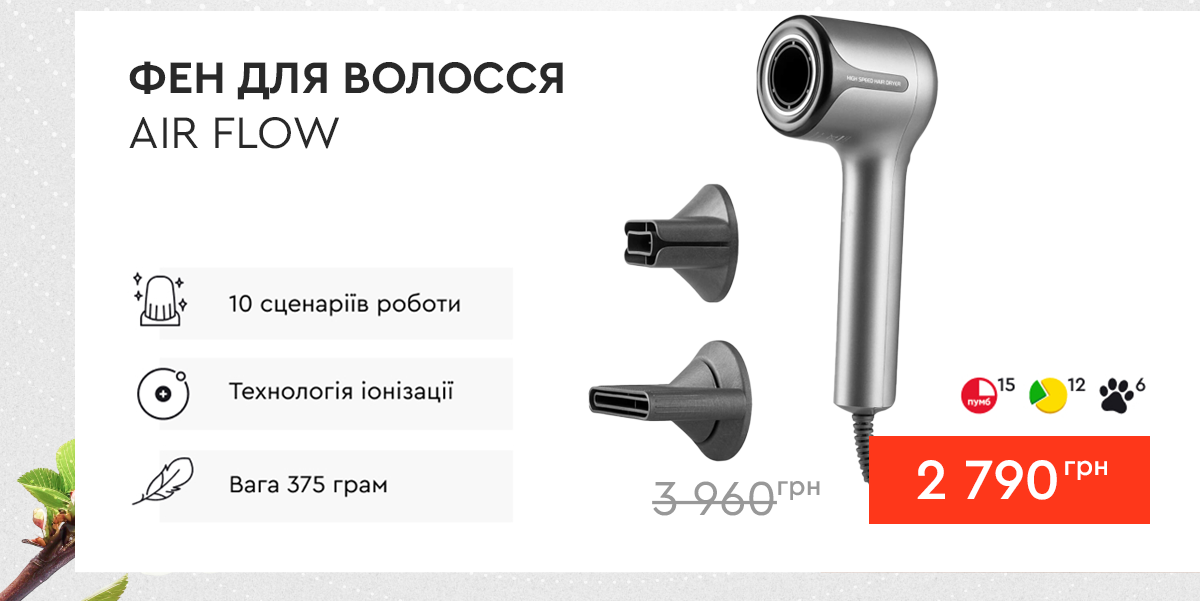 Фен для волосся Dnipro-M Air Flow