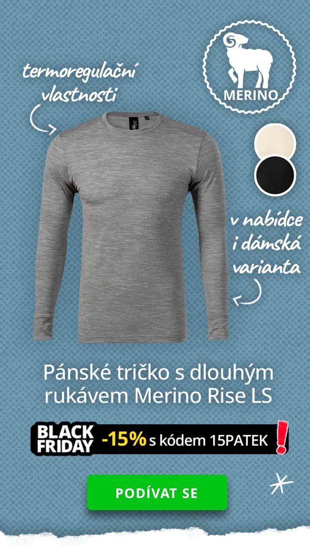 Pánské tričko s dlouhým rukávem Merino Rise LS