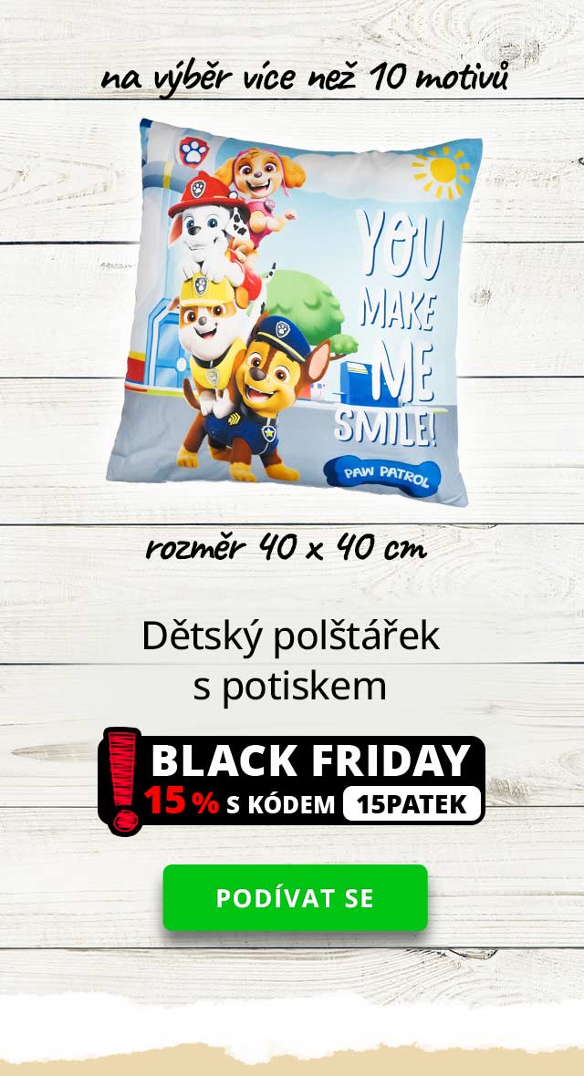 Dětský polštářek s potiskem