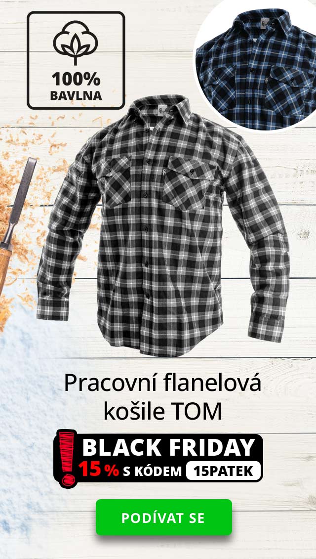 Pracovní flanelová košile TOM