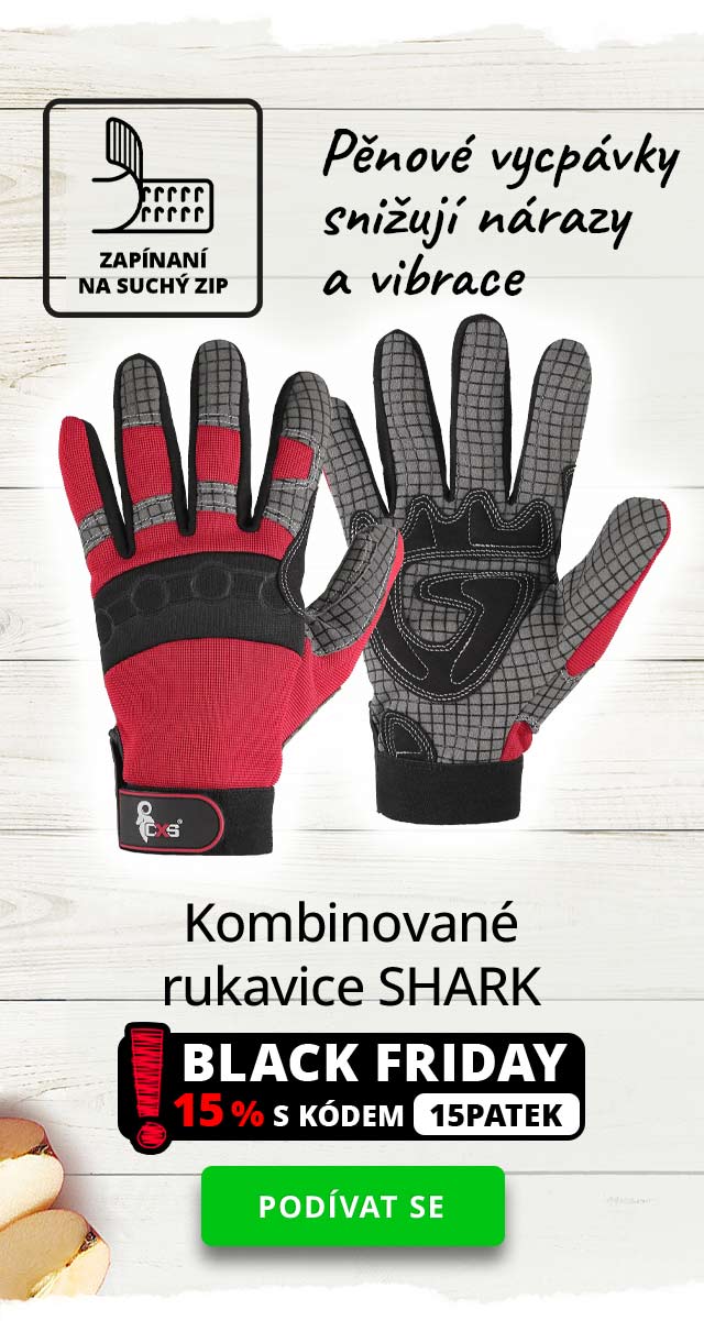 Kombinované rukavice SHARK